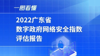 一图看懂丨2022广东省数字政府网络安全指数评估报告